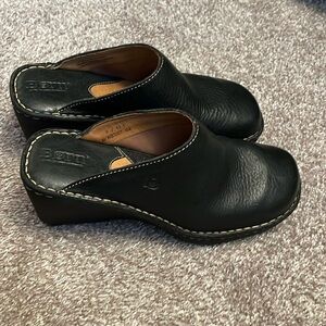 Born Black Clogs